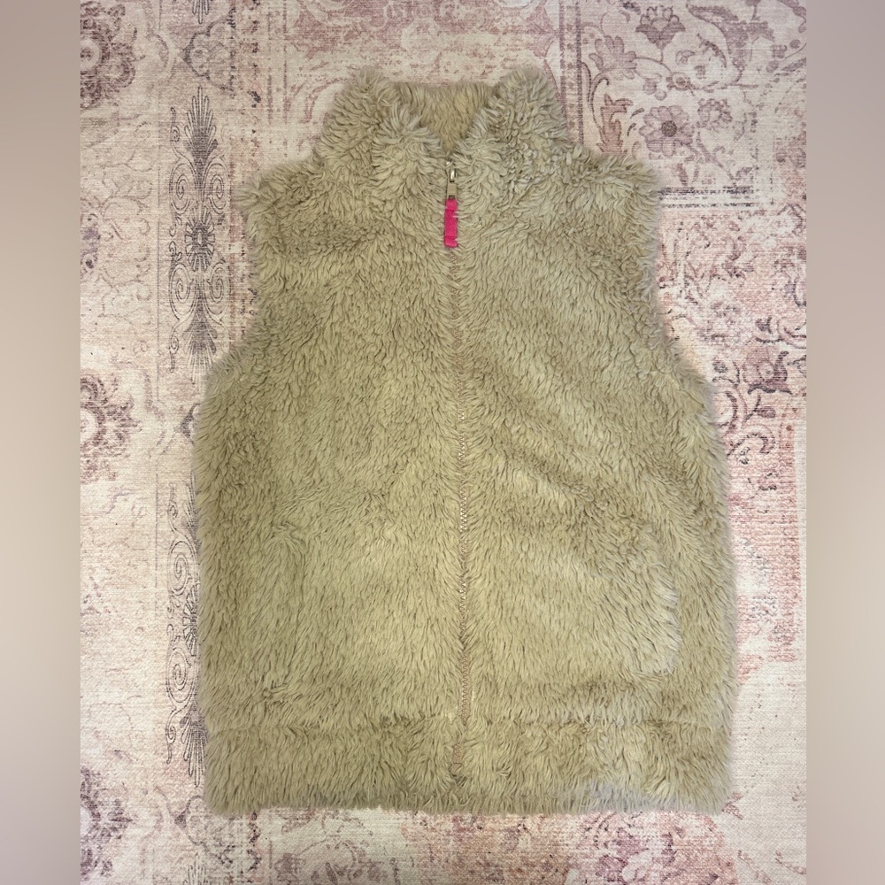 Mini Boden Girls’ Faux Fur Vest (Size 9-10Y)
